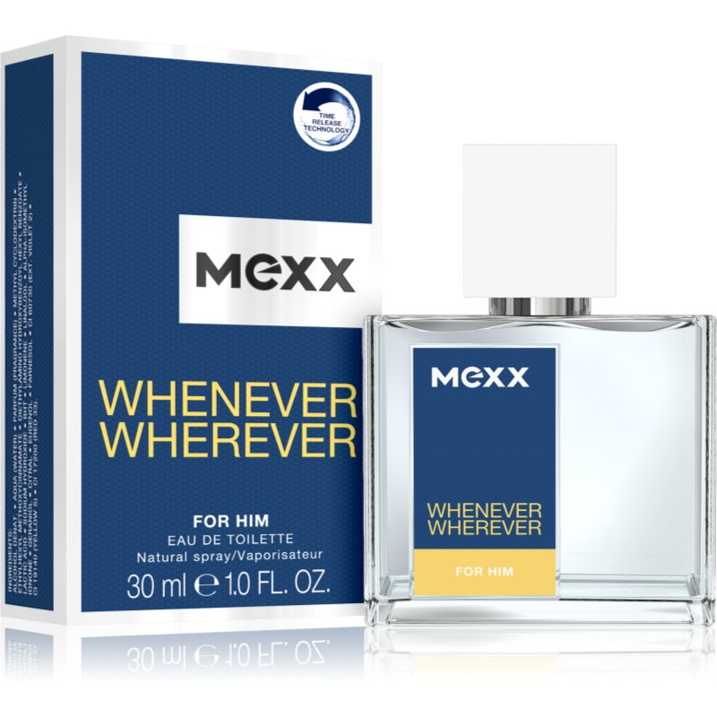 Mexx Whenever Wherever For Him Eau De Toilette For Men 30 Ml