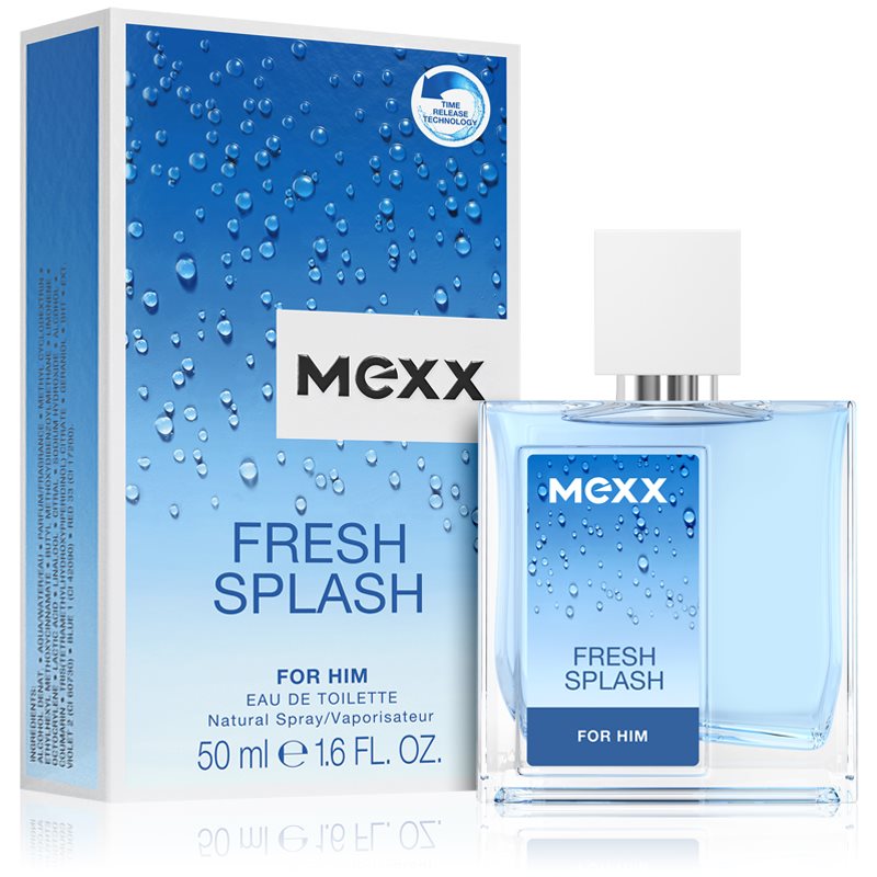 Mexx Fresh Splash For Him Eau De Toilette For Men 50 Ml