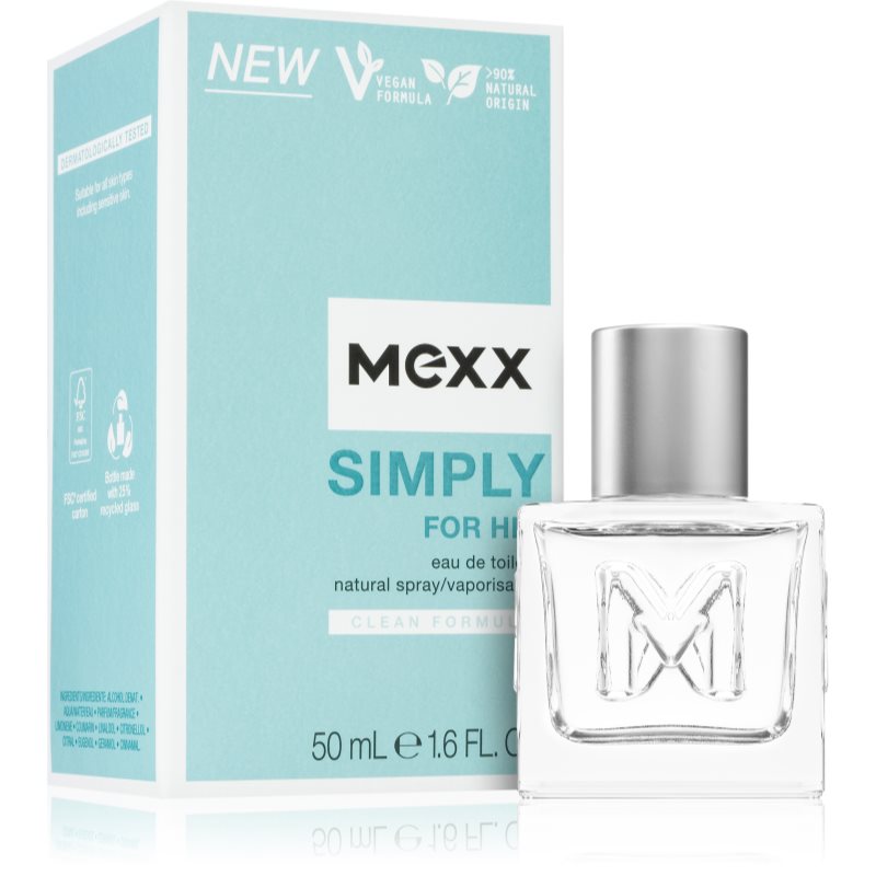 Mexx Simply For Him Eau de Toilette für Herren 50 ml