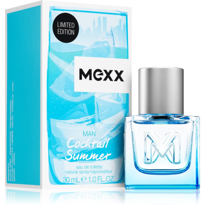 Mexx Coctail Summer Eau De Toilette For Men 30 Ml