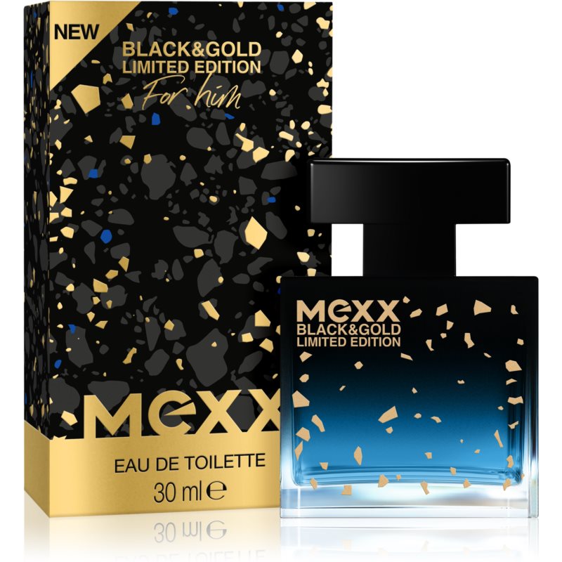Mexx Black & Gold Limited Edition туалетна вода для чоловіків 30 мл