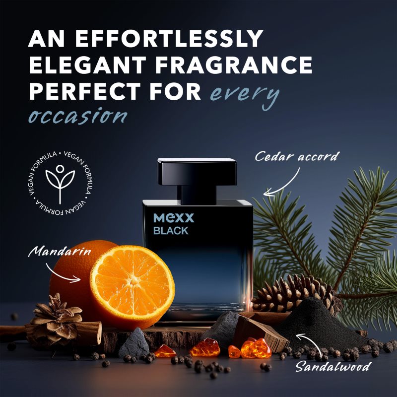 Mexx Black New toaletní voda pro muže 50 ml (obrázek 5)