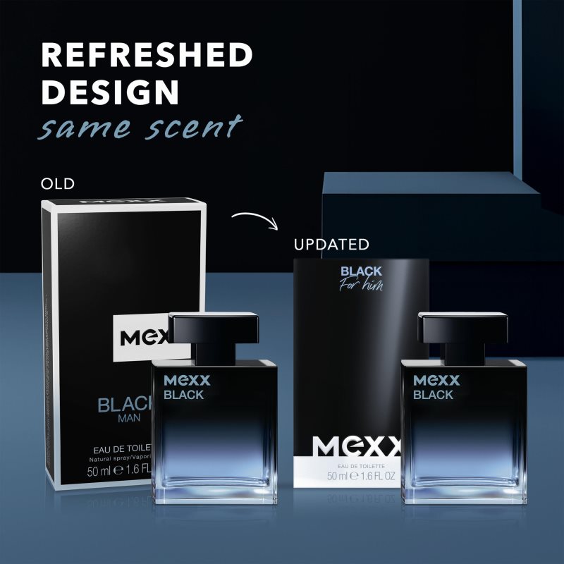 Mexx Black New toaletní voda pro muže 50 ml (obrázek 10)