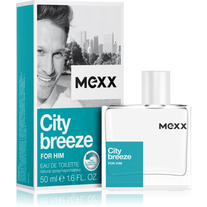 Mexx City Breeze Eau De Toilette For Men 50 Ml
