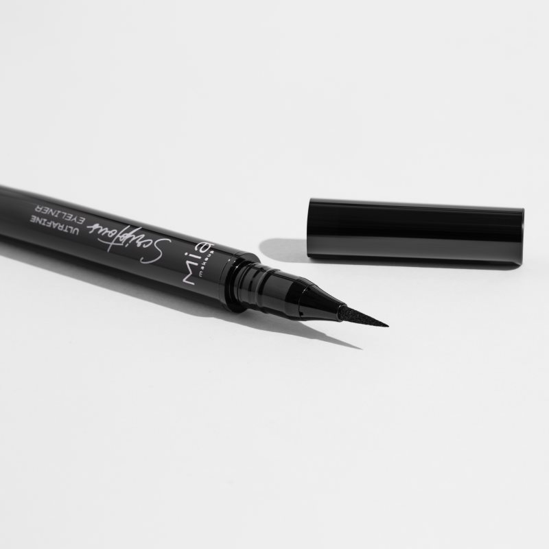 Mia Cosmetics Scriptous Ultrafine Eyeliner Liquide Waterproof Longue Tenue Teinte Black 6 G