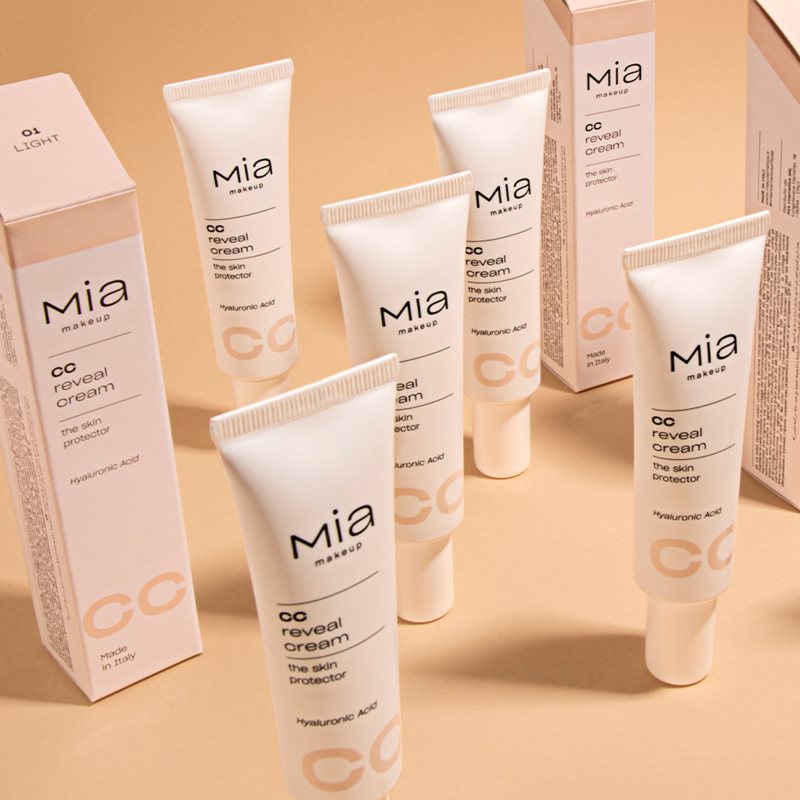 Mia Cosmetics CC Reveal Cream CC Cream für ein einheitliches Hautbild SPF 20 Farbton 01 Light 30 ml