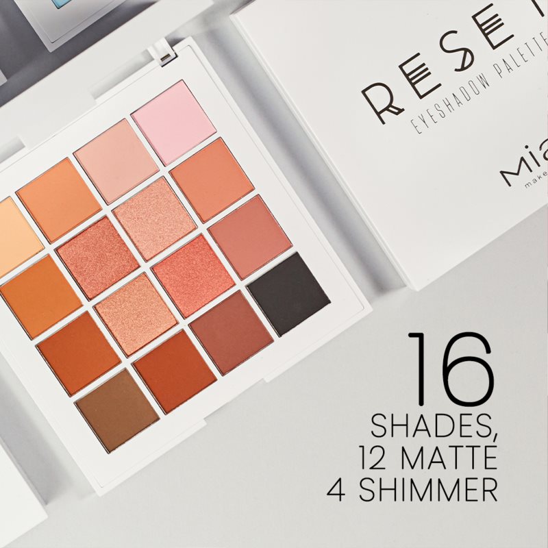 Mia Cosmetics Reset Eyeshadow Palette Shade 01 Essential 24 G