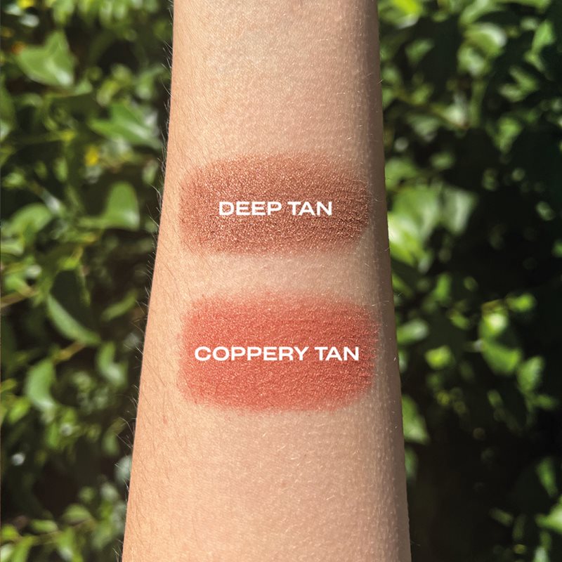 Mia Cosmetics Tan Builder Shimmer Compact Bronzing Powder For Luminous Shine Shade 02 Deep Tan 15 G