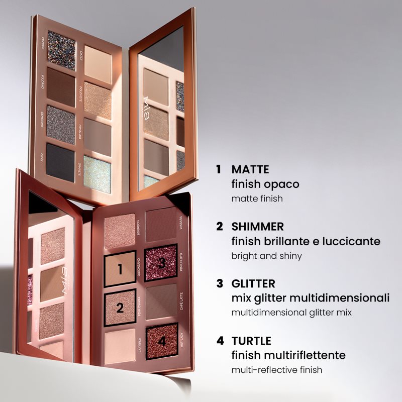 Mia Cosmetics Rose Game Palette De Fards à Paupières 11.8 G