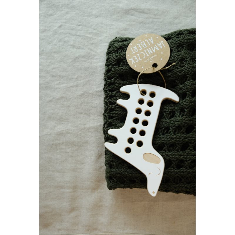 Milin Small Wooden Lacing Toy Daschund розвивальна іграшка 8 Cm X 13 Cm X 0,7 Cm 1 кс