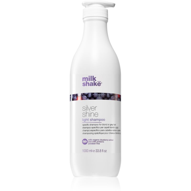 Milk Shake Silver Shine shampoo for grey and blonde hair light 1000 ml
