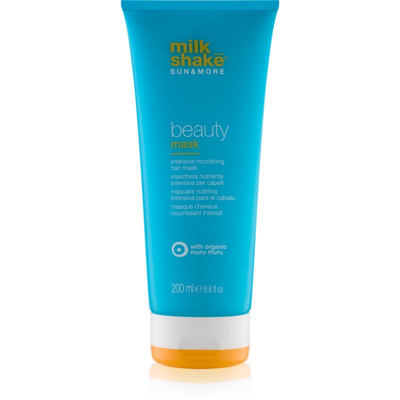 

Milk Shake Sun & More поживна інтенсивна маска для волосся пошкодженого хлором, сонцем та солоною водою