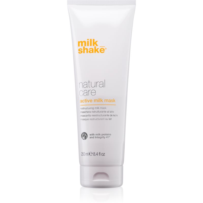 Milk Shake Milk Shake Natural Care Active Milk ενεργή γαλακτώδης κρέμα για ξηρά και κατεστραμμένα μαλλιά 250 ml