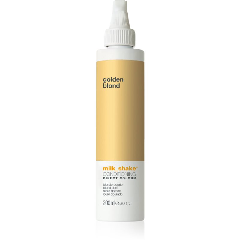 Milk Shake Direct Colour toning conditioner for intensive hydration Golden Blond 200 ml
