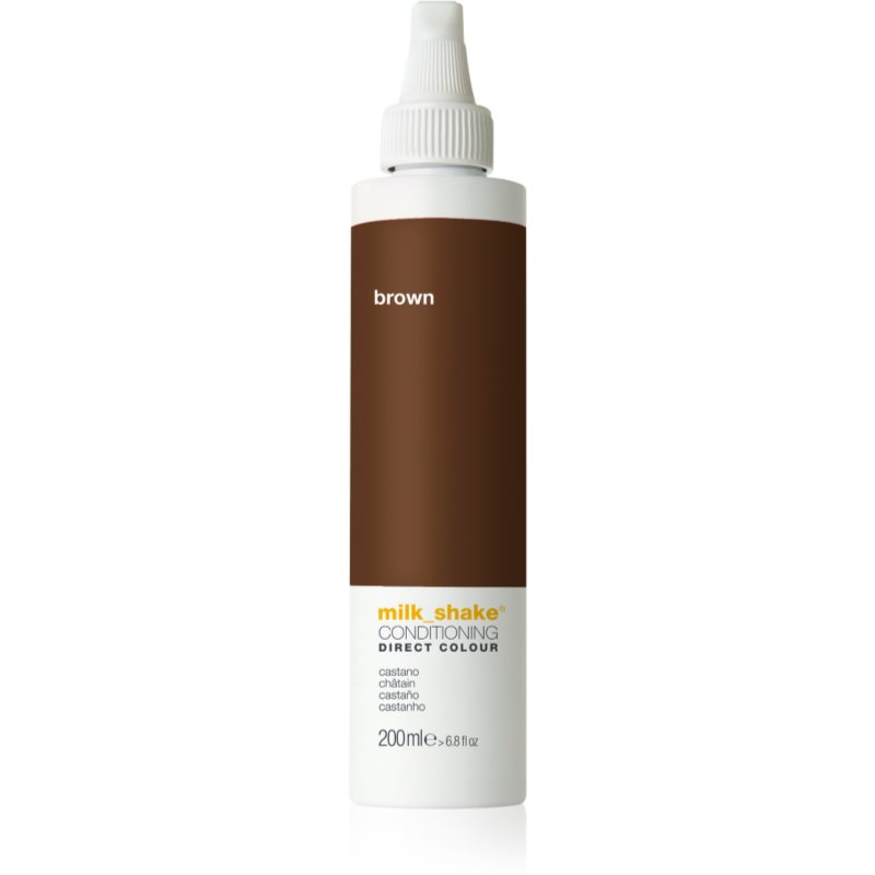 Milk Shake Direct Colour toning conditioner for intensive hydration Brown 200 ml
