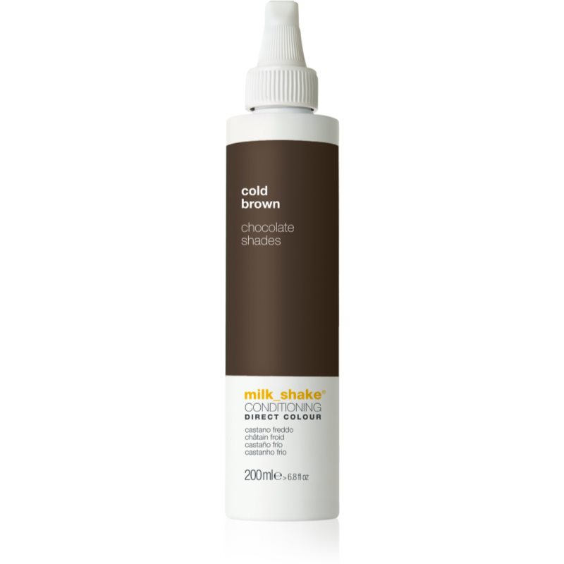 Milk Shake Direct Colour toning conditioner for intensive hydration Cold Brown 200 ml
