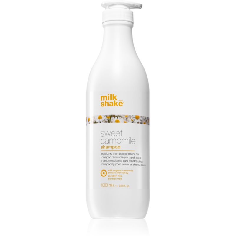 Milk Shake Sweet Camomile chamomile shampoo for blonde hair paraben-free 1000 ml

