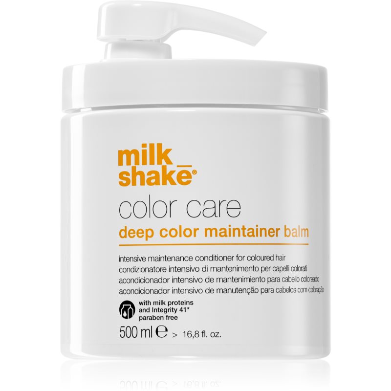 Milk Shake Color Care intensyvaus poveikio kondicionierius spalvai apsaugoti be parabenų 500 ml