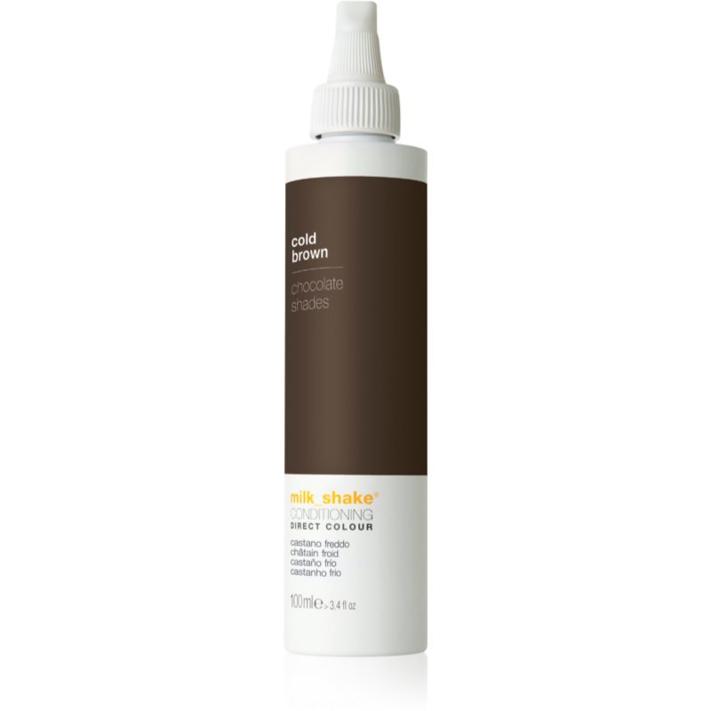 Milk Shake Direct Colour toning conditioner for intensive hydration Cold Brown 100 ml
