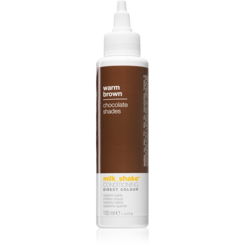 Milk Shake Direct Colour toning conditioner for intensive hydration Warm Brown 100 ml
