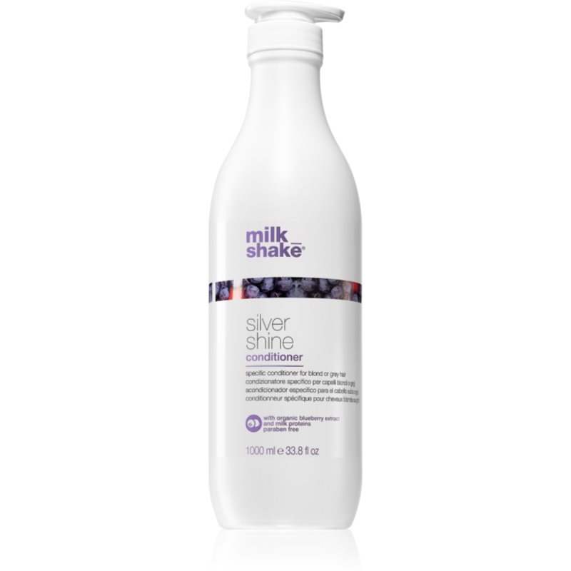 Milk Shake Silver Shine кондиціонер для блонд волосся для нейтралізації жовтизни 1000 мл