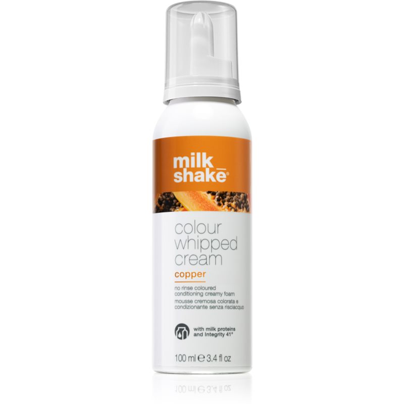 Milk Shake Colour Whipped Cream тонуючий мус для всіх типів волосся Copper 100 мл