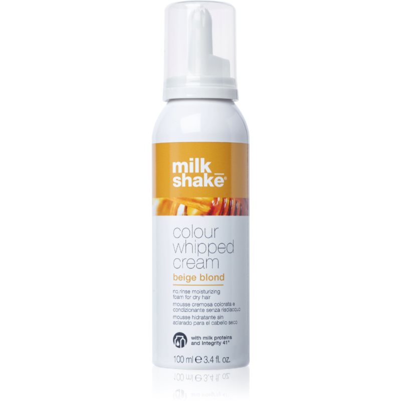 Milk Shake Colour Whipped Cream тонуючий мус для всіх типів волосся Beige Blond 100 мл