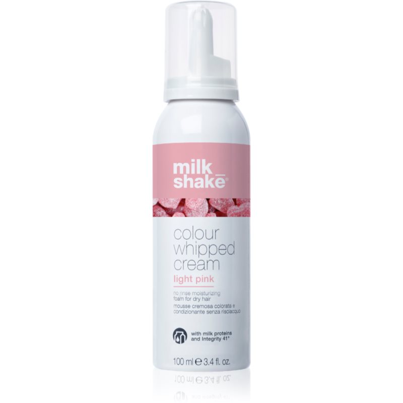 Milk Shake Colour Whipped Cream toning foam for all hair types Light Pink 100 ml
