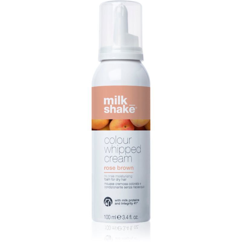 Milk Shake Colour Whipped Cream тонуючий мус для всіх типів волосся Rose Brown 100 мл