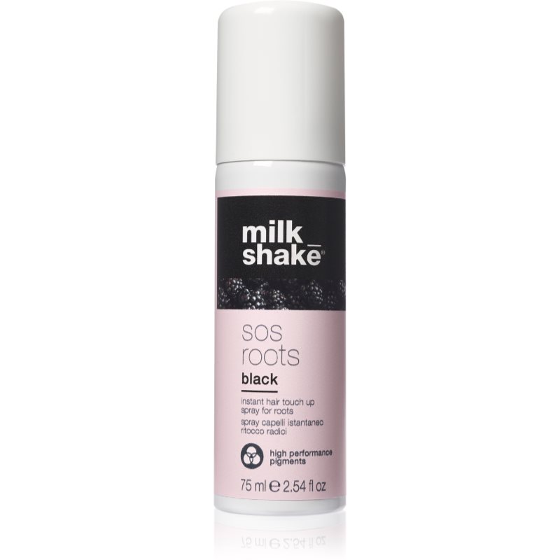 Milk Shake Sos Roots спрей для миттєвого маскування відрослих коренів волосся Black 75 мл