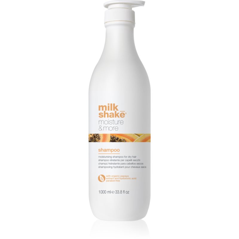 Milk Shake Moisture & More Shampoo Fuktgivande schampo För torrt hår 1000 ml female