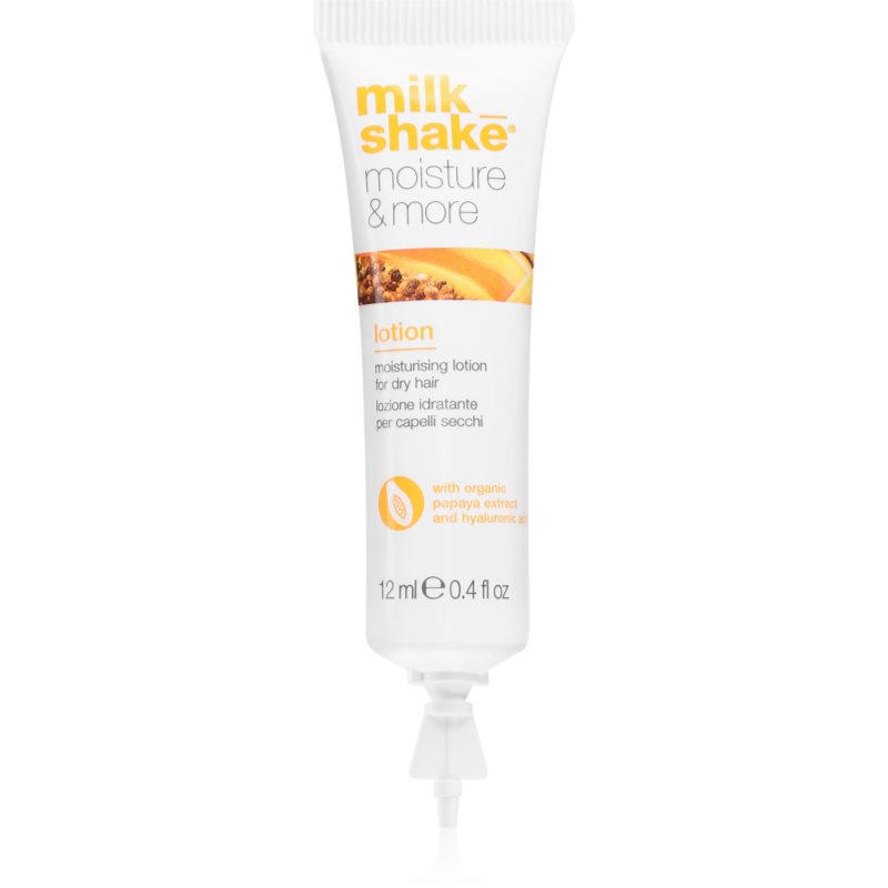 milk_shake® Moisture & More Lotion hydratační mléko pro suché vlasy 6x12 ml (obrázek 3)