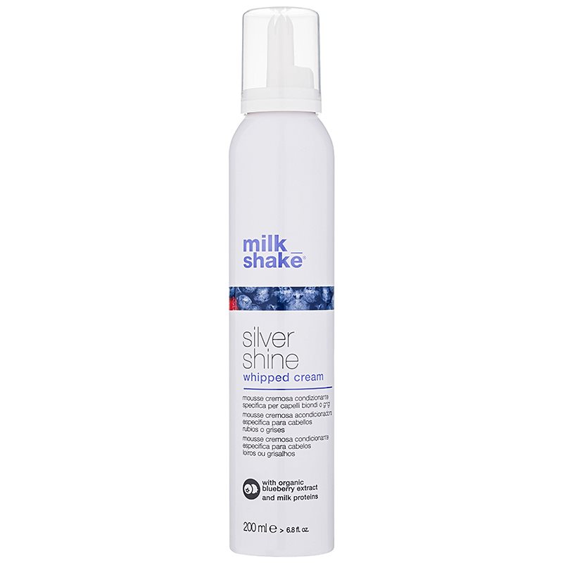 

Milk Shake Silver Shine кремова пінка для блонд волосся для нейтралізації жовтизни