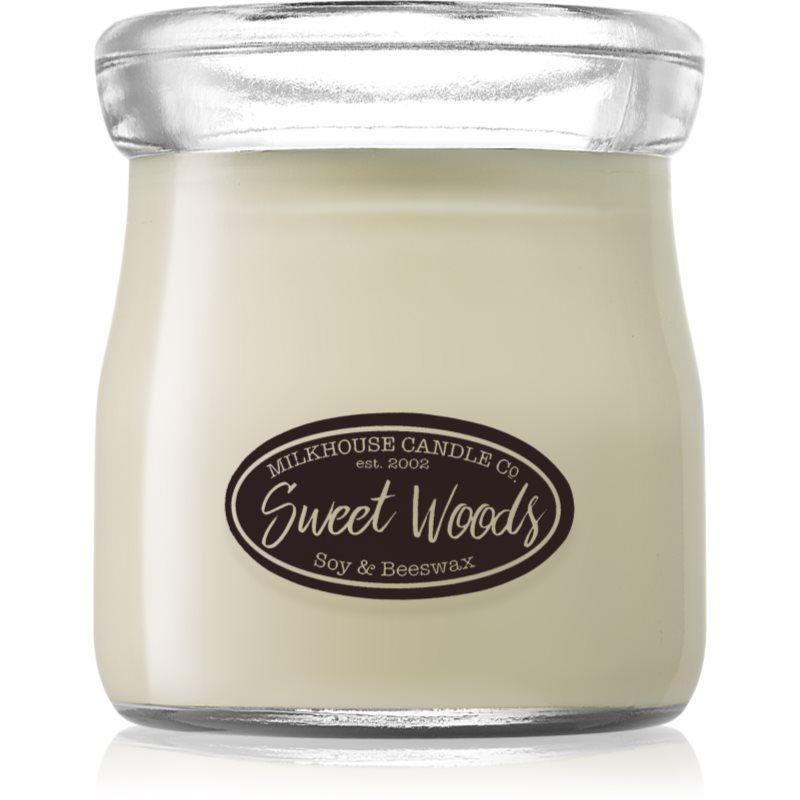 Milkhouse Candle Co. Creamery Sweet Woods scented candle Cream Jar 142 g