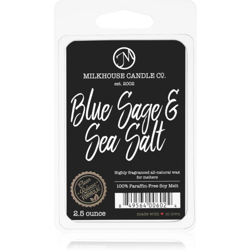 

Milkhouse Candle Co. Creamery Blue Sage & Sea Salt віск для аромалампи