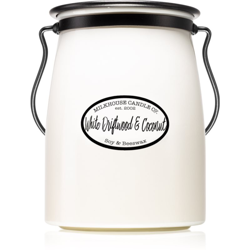 Milkhouse Candle Co. Creamery White Driftwood & Coconut vonná svíčka Butter Jar 624 g