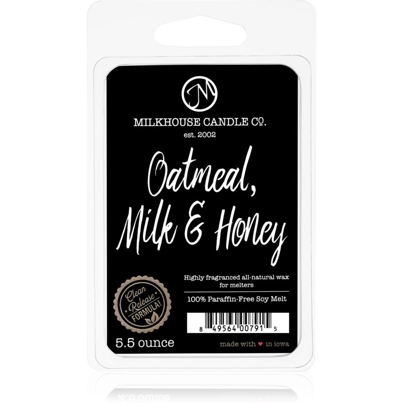 Milkhouse Candle Co. Creamery Oatmeal, Milk & Honey wachs für aromalampen 155 g