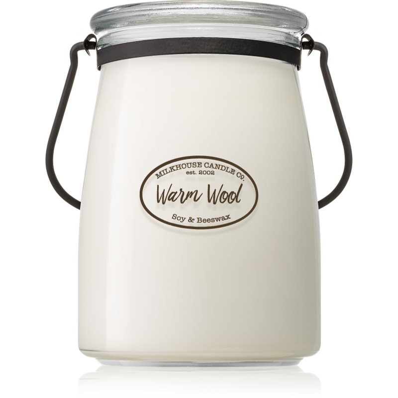 

Milkhouse Candle Co. Creamery Warm Wool aроматична свічка Butter Jar