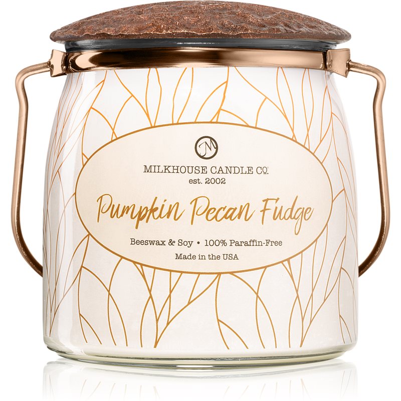 

Milkhouse Candle Co. Creamery Pumpkin Pecan Fudge aроматична свічка Butter Jar