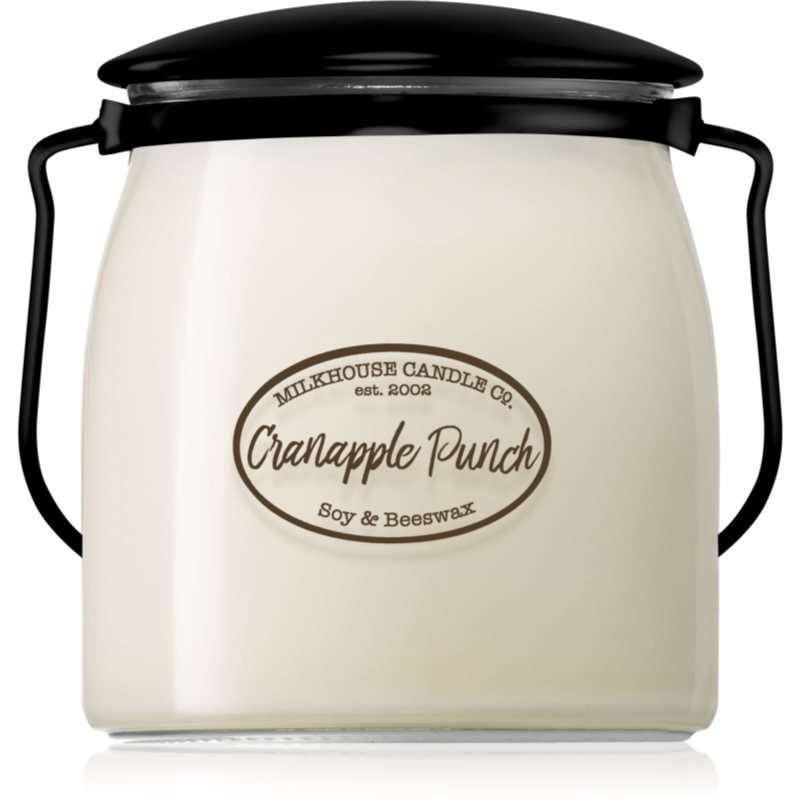 Milkhouse Candle Co. Creamery Cranapple Punch Scented Candle Butter Jar 454 G