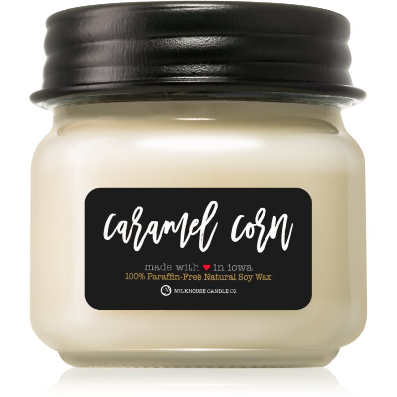 

Milkhouse Candle Co. Farmhouse Caramel Corn aроматична свічка Mason Jar