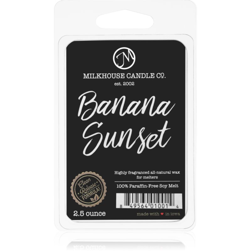 

Milkhouse Candle Co. Creamery Banana Sunset віск для аромалампи