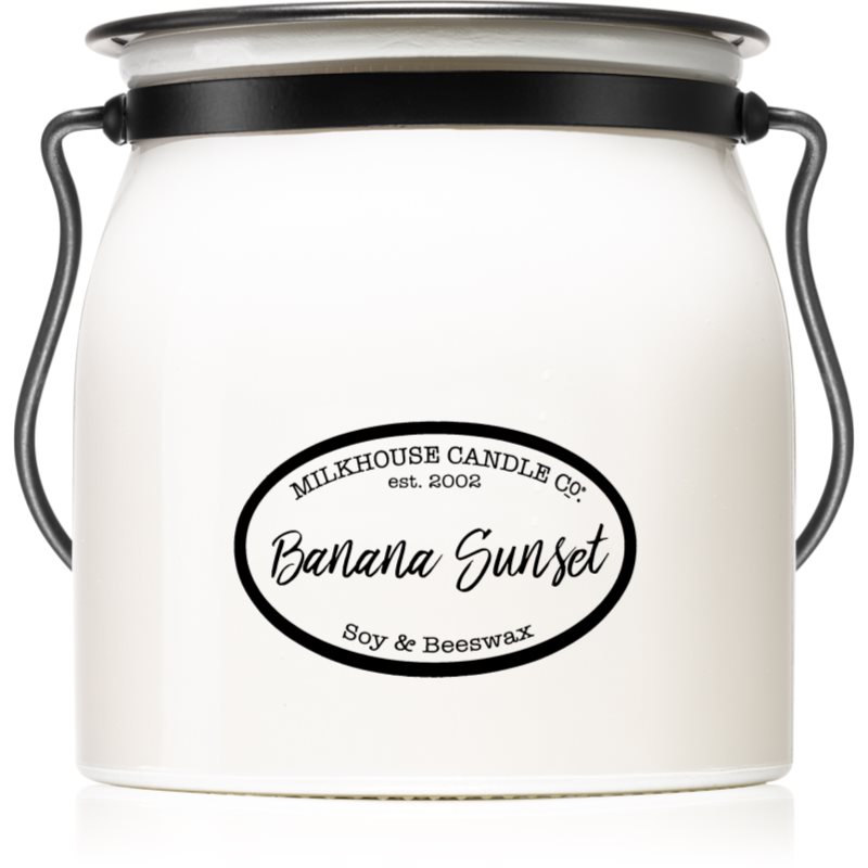 

Milkhouse Candle Co. Creamery Banana Sunset aроматична свічка Butter Jar