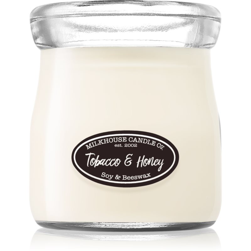 Milkhouse Candle Co. Creamery Tobacco & Honey scented candle Cream Jar 142 g

