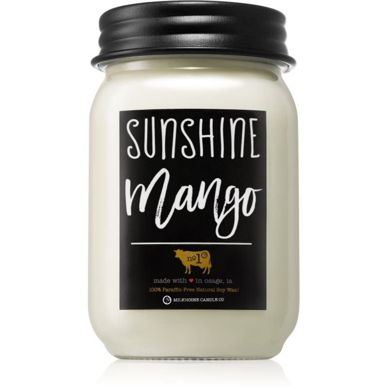 

Milkhouse Candle Co. Farmhouse Sunshine Mango aроматична свічка Mason Jar