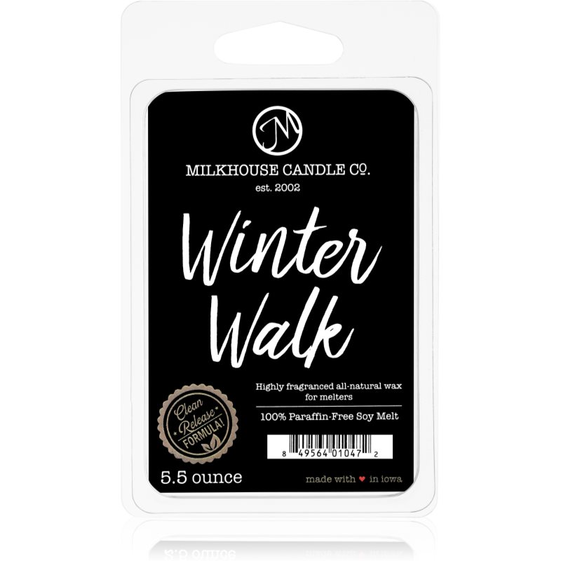 Milkhouse Candle Co. Creamery Winter Walk vosek za aroma lučko 155 g