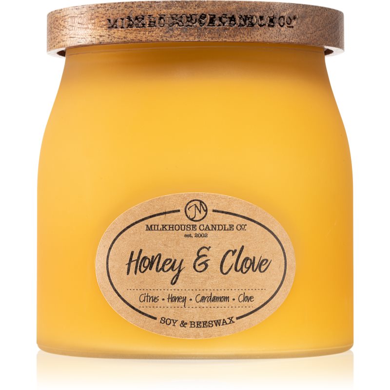 Milkhouse Candle Co. Sentiments Honey & Clove ароматна свещ 454 гр.