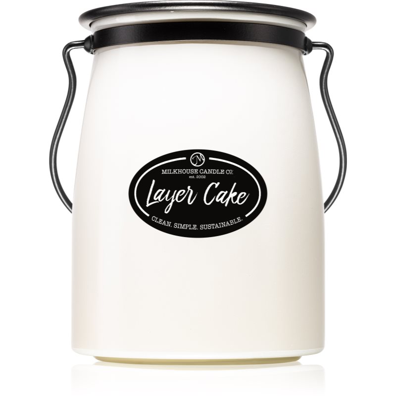 

Milkhouse Candle Co. Creamery Layer Cake aроматична свічка Butter Jar