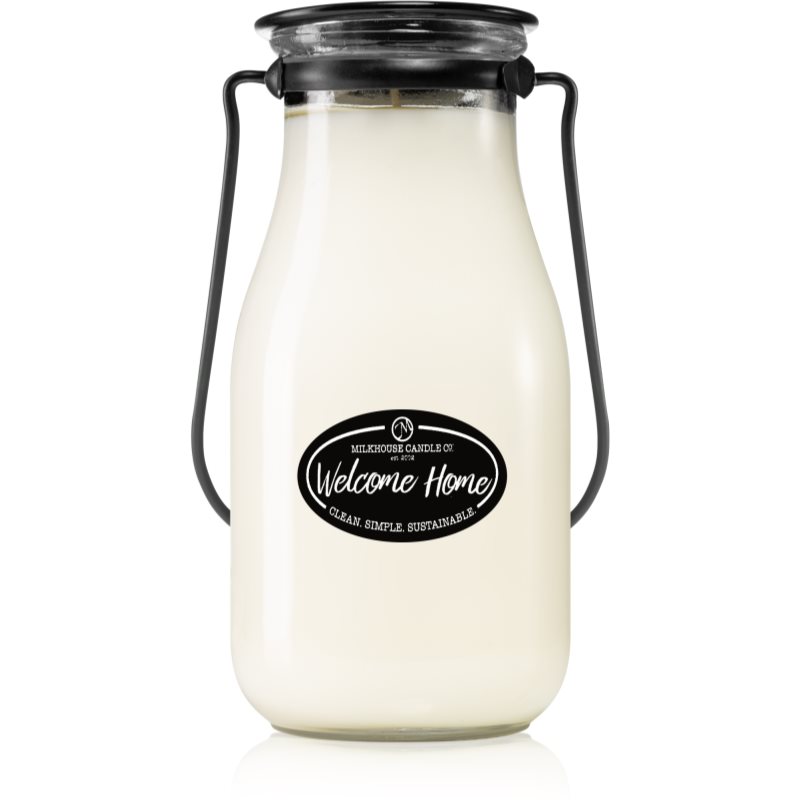 Milkhouse Candle Co. Creamery Welcome Home Scented Candle Milkbottle 397 G