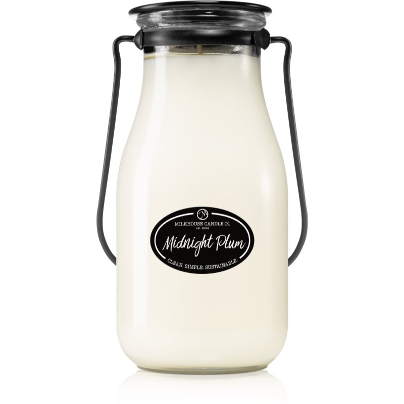 Milkhouse Candle Co. Creamery Midnight Plum Aроматична свічка Milkbottle 397 гр